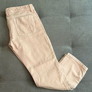 Women's Banana Republic Blush Pink Skinny Jeans